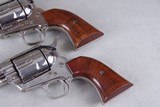 Exceptional & Extremely Rare 1961 Colt Buntline SAA 45LC 12'' Nickel Consecutive Set New in Black Boxes - 6 of 14