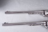 Exceptional & Extremely Rare 1961 Colt Buntline SAA 45LC 12'' Nickel Consecutive Set New in Black Boxes - 4 of 14