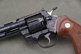 1978 Colt Python 357 Magnum 6'' Blue Factory D Engraved NIB - 5 of 15