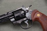 1978 Colt Python 6'' Royal Blue Factory A Engraved NIB - 5 of 15