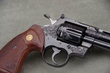 1978 Colt Python 6'' Royal Blue Factory A Engraved NIB - 8 of 15