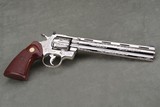 1980 Colt Python 357 Magnum 8'' Nickel Factory B Engraved NIB - 8 of 15