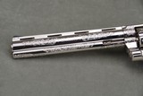 1980 Colt Python 357 Magnum 8'' Nickel Factory B Engraved NIB - 6 of 15