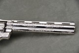 1980 Colt Python 357 Magnum 8'' Nickel Factory B Engraved NIB - 9 of 15
