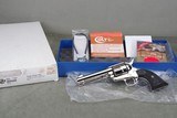 2010 Colt Custom Shop SAA 44-40 4 3/4'' Nickel NIB - 1 of 12