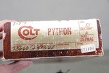 1976 Colt Python 357 Magnum 6'' Blue NIB - 2 of 15
