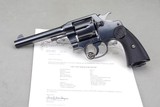 Extremely Rare 1931 Colt New Service 45 LC 5 1/2'' Blue with Checkered Straps - 1 of 15