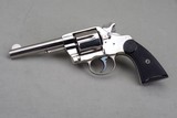 Exceptional 1894 Colt Model 1889 Navy Revolver 38 Colt 4 1/2'' Nickel - 3 of 15