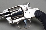 Exceptional 1894 Colt Model 1889 Navy Revolver 38 Colt 4 1/2'' Nickel - 5 of 15