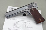 Early Colt Model 1905 Rimless #374 with Factory Letter - 1 of 15