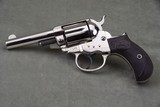 Exceptional 1885 Colt Model 1877 Thunderer 41 Colt 3 1/2'' Nickel - 1 of 15