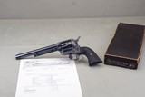 Exceptional 1927 Colt 1st Gen. SAA 45LC 7 1/2'' Blue/CC with Original Box - Image 1 of 15