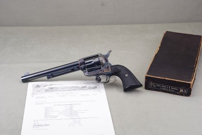 Exceptional 1927 Colt 1st Gen. SAA 45LC 7 1/2'' Blue/CC with Original Box - Image 1 of 15
