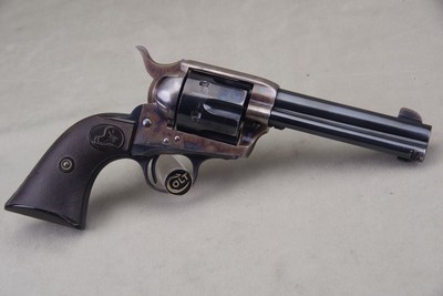 High Condition 1916 Colt 1st Gen. SAA 44-40 4 3/4'' Blue/CC with Factory Letter - Image 6 of 15