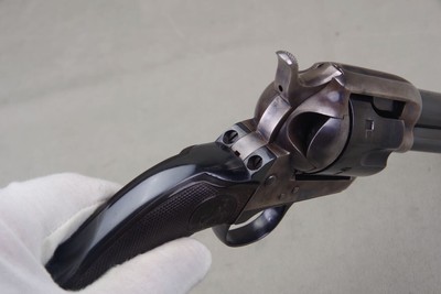 High Condition 1916 Colt 1st Gen. SAA 44-40 4 3/4'' Blue/CC with Factory Letter - Image 11 of 15