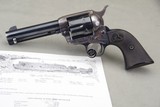 High Condition 1916 Colt 1st Gen. SAA 44-40 4 3/4'' Blue/CC with Factory Letter - Image 1 of 15