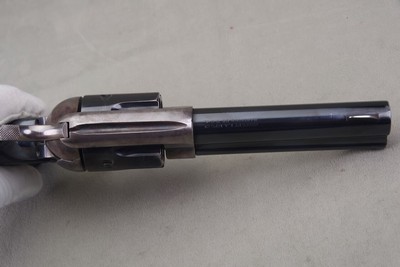 High Condition 1916 Colt 1st Gen. SAA 44-40 4 3/4'' Blue/CC with Factory Letter - Image 10 of 15