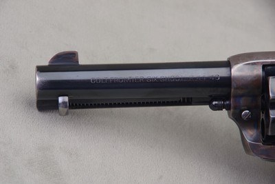High Condition 1916 Colt 1st Gen. SAA 44-40 4 3/4'' Blue/CC with Factory Letter - Image 3 of 15