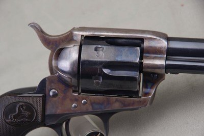 High Condition 1916 Colt 1st Gen. SAA 44-40 4 3/4'' Blue/CC with Factory Letter - Image 8 of 15