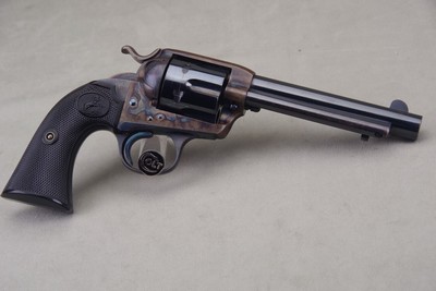 Exceptional 1913 Colt SAA Bisley Model 44-40 5 1/2'' Blue/CC with Factory Letter - Image 6 of 14