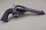 Exceptional 1913 Colt SAA Bisley Model 44-40 5 1/2'' Blue/CC with Factory Letter - Image 6 of 14