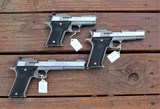 Set of Three AMT Auto Mag II - Semi Auto Pistols
