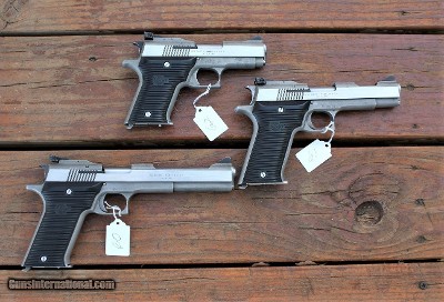 Set of Three AMT Auto Mag II - Semi Auto Pistols