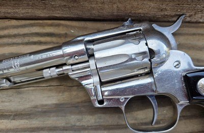Hi Standard Model W-100 Double Nine Revolver - Nickel - Image 7 of 15