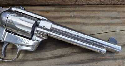 Hi Standard Model W-100 Double Nine Revolver - Nickel - Image 4 of 15