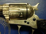 Colt 1873 SAA 45,
Silver Plated,
Adams Engraved - 4 of 15