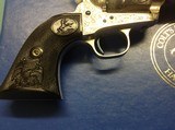 Colt 1873 SAA 45,
Silver Plated,
Adams Engraved - 8 of 15