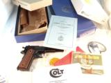 Colt .45 ACP 1911 Anniversary Colt O1911ANVIII Period Correct Configured Colt Custom Shop Centennial Edition of the 1911 Pistol - 13 of 15