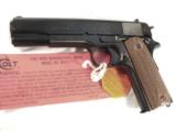 Colt .45 ACP 1911 Anniversary Colt O1911ANVIII Period Correct Configured Colt Custom Shop Centennial Edition of the 1911 Pistol - 1 of 15