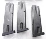 3 Beretta model 96 Magazines .40 S&W Factory 11 Shot LE Marked Blue Steel 40 Caliber model 96 all variants Excellent $19 per on 3 or more - 1 of 12