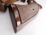 S&W J Square Butt Walnut Target Grips Sile Italy - 8 of 14