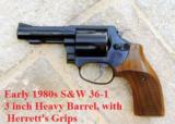 S&W J Square Butt Walnut Target Grips Sile Italy - 13 of 14