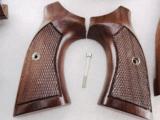 S&W J Square Butt Walnut Target Grips Sile Italy - 2 of 14