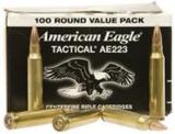 Ammo: .223 Federal 25 Box Equivalent Factory Case of 500 rounds 55 grain FMC Full Metal Case Jacket American Eagle Ammunition Cartridges AE223BL - 2 of 12