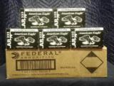 Ammo: .223 Federal 25 Box Equivalent Factory Case of 500 rounds 55 grain FMC Full Metal Case Jacket American Eagle Ammunition Cartridges AE223BL - 10 of 12