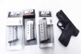 3 or more Smith & Wesson M&P Shield .40 S&W Factory 6 Shot Magazines Stainless 19933 MP40 Flat Plate $39 per on 3 or more - 1 of 11