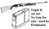 Remington 742 7400 760 .30-06 .270 10 Shot Magazine Triple K XM979M 3006 Springfield .270 Winchester Models 740 Four Six 750
- 8 of 9