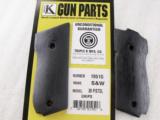 Grips for S&W model 39 439 639 Triple K Ebony finish hardwood GR1951G with Smith & Wesson Logos NIB - 1 of 8