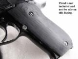 Grips for S&W model 39 439 639 Triple K Ebony finish hardwood GR1951G with Smith & Wesson Logos NIB - 5 of 8