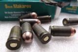 9mm Makarov 500 Round Lot of 10 Boxes 10x$13.90 94 grain FMJ Brown Bear Barnaul Russian Polymer Coated Steel Cases 9x18 918 Full Metal Jacket Case Amm - 4 of 8
