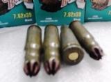 Ammo: 7.62x39 Blank Training Rounds 500 Round Case of 25 Boxes Laquered Steel Case Barnaul Russia Brown Bear Crimped Cases $3.96/ Box in Case Lots onl - 3 of 8