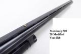 Mossberg 12 gauge model 500 All Purpose Blue & Synthetic 3 inch 28 inch .715 IC / Modified Vent Rib Recoil Pad Excellent Condition Factory Demo 500fix - 3 of 13