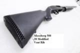 Mossberg 12 gauge model 500 All Purpose Blue & Synthetic 3 inch 28 inch .715 IC / Modified Vent Rib Recoil Pad Excellent Condition Factory Demo 500fix - 10 of 13
