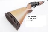 Mossberg 12 gauge model 500 Bantam Youth length 12 3/4 Length of Pull Bright Blue & Checkered Hardwood 3 inch 24 inch Ported Vent Rib Accu-choke Recoi - 11 of 13