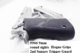 S&W 9mm 5906 Steel Stainless Matte Stainless Bead Finish 16 Shot with 1 Factory Magazine 108176 - 12 of 15