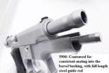 S&W 9mm 5906 Steel Stainless Matte Stainless Bead Finish 16 Shot with 1 Factory Magazine 108176 - 4 of 15